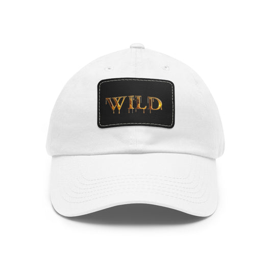 WILD Hat with Leather Patch (Rectangle)