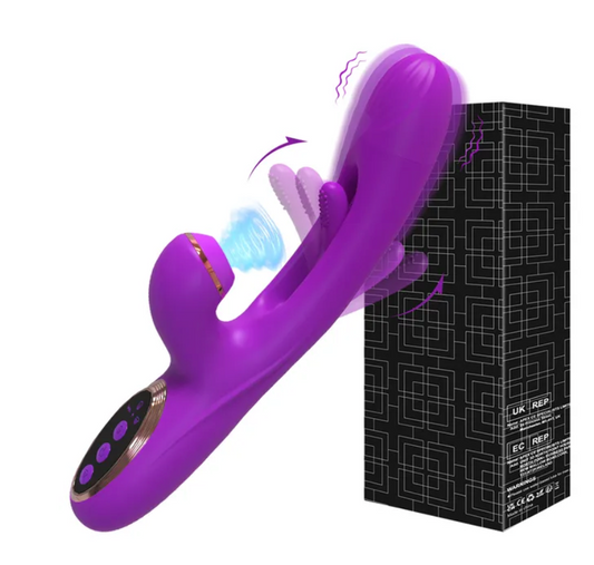 Wild Tapping Flapping Vibrator